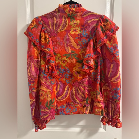 Farm rio spring banana print blouse - Picture 3 of 3